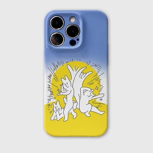 Nonsense Humor Hang Out Together Phone Case